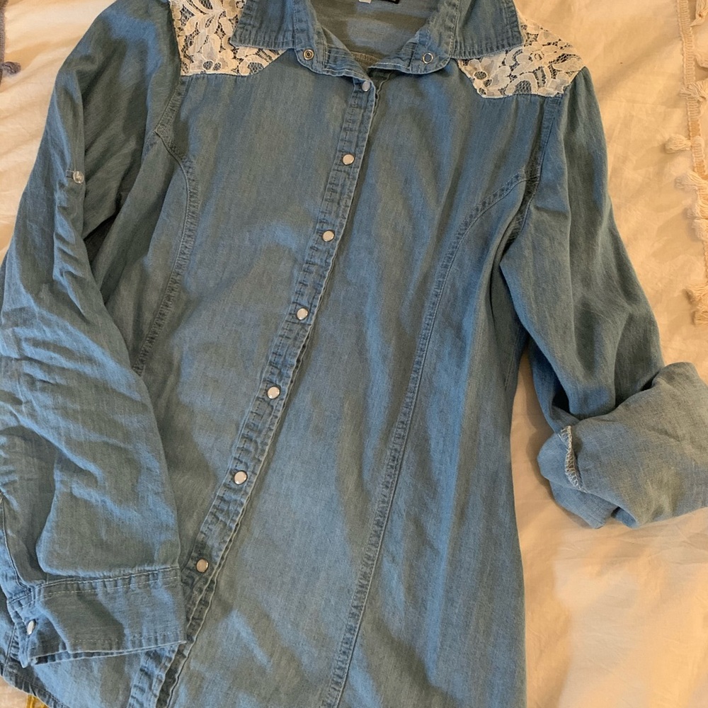 Denim Shirt,